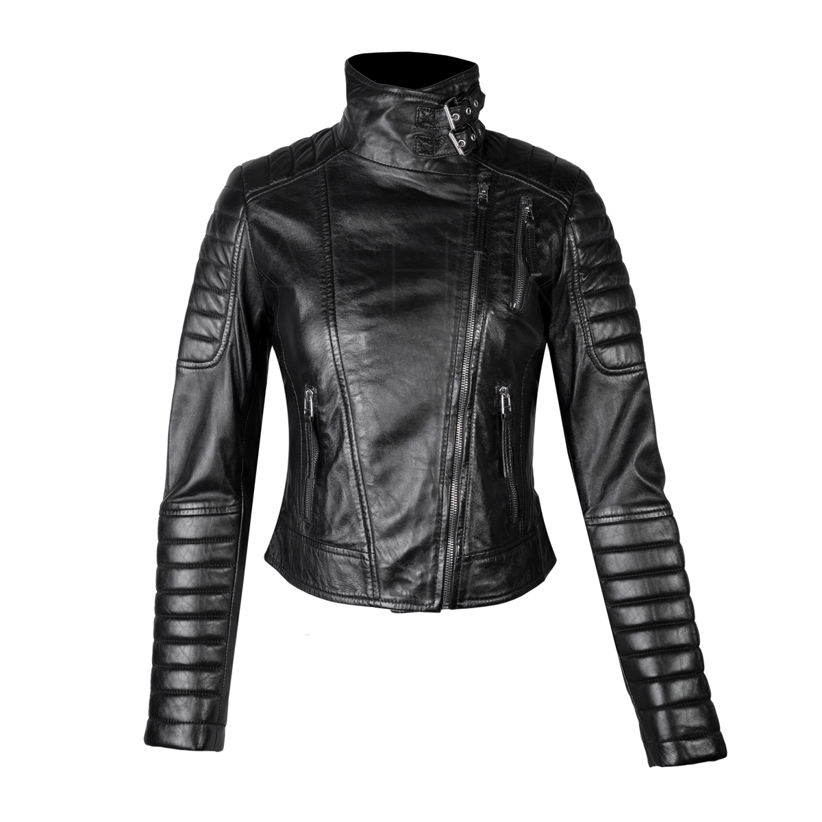 BLACK BIKER JACKET